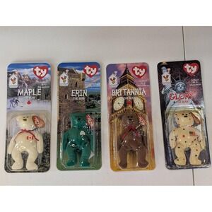 TY Beanie Babies Maple Erin Britannia Glory McDonald's House Charity‎ Bears Set